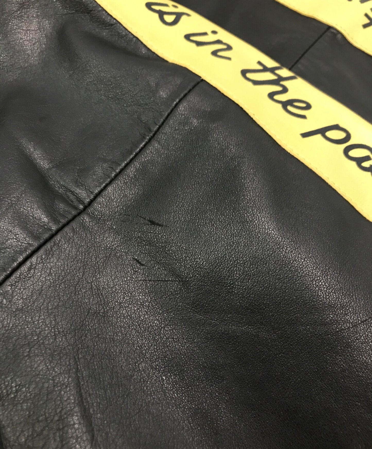 [Pre-owned] HUMAN MADE Leather Track Jacket HM27JK020