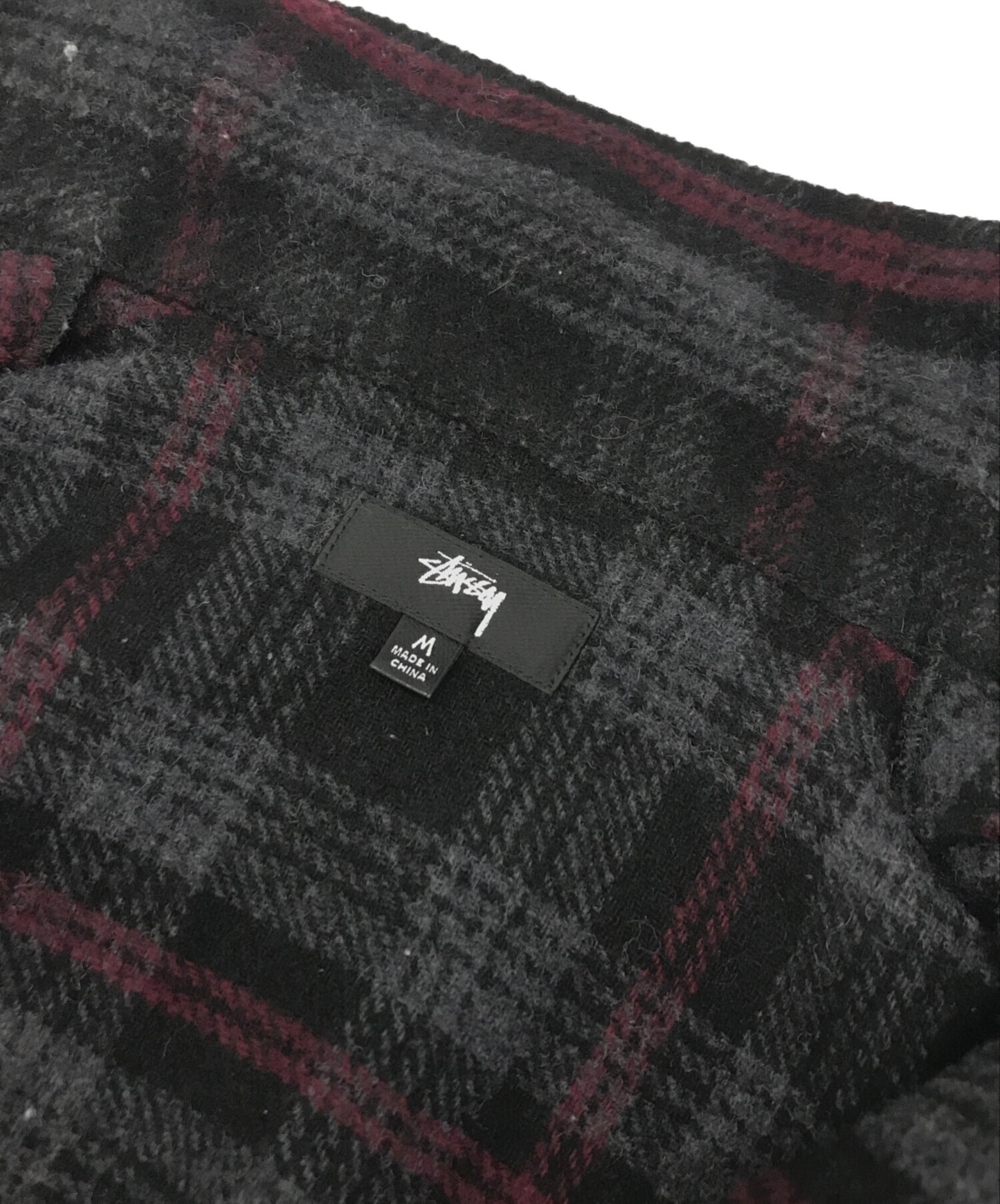 [Pre-owned] stussy black lead overshirt 1110267