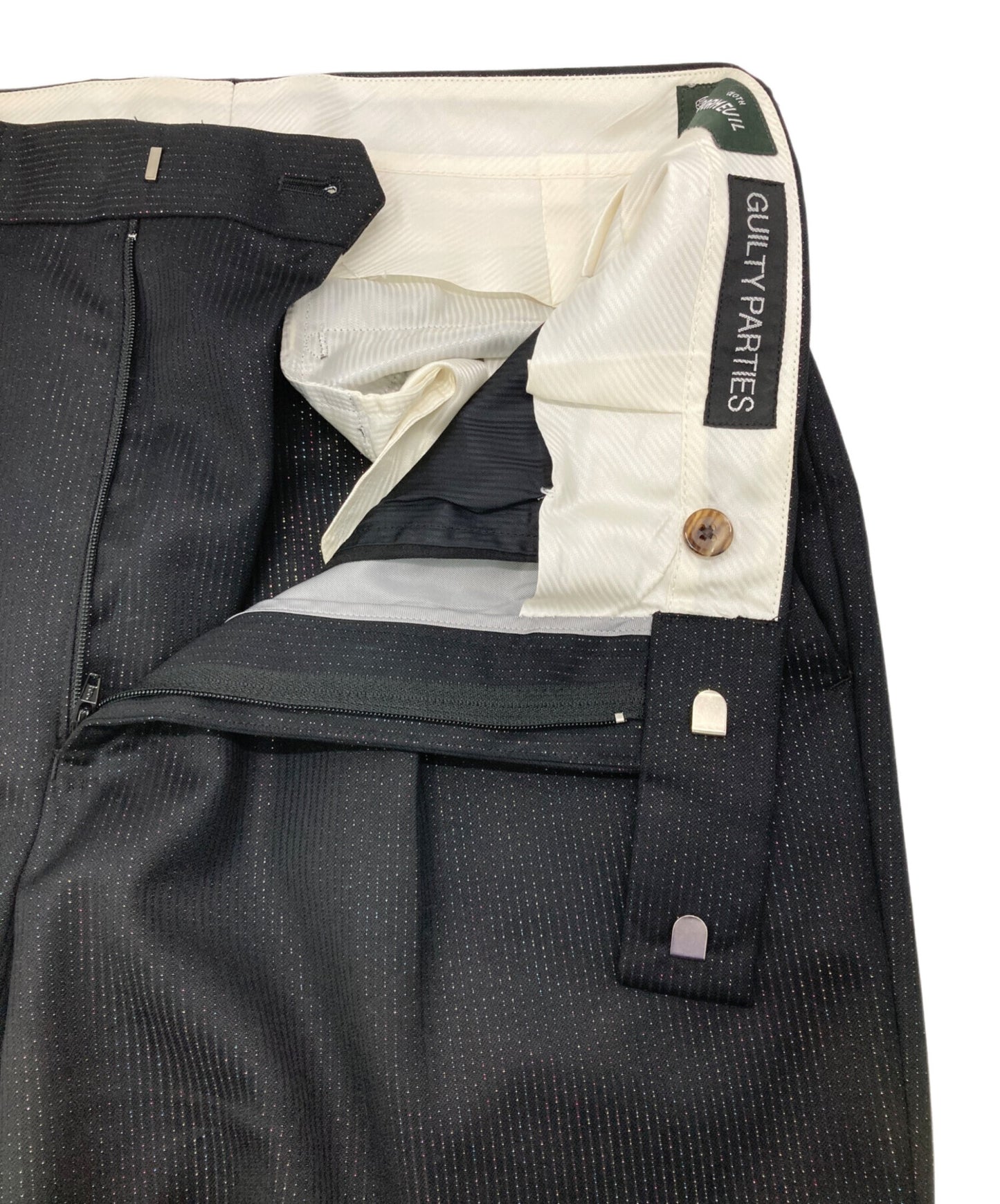 [Pre-owned] WACKO MARIA Glitter Pleated Trouser Pants