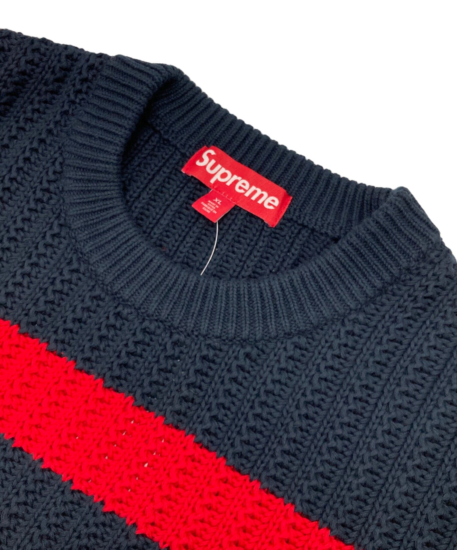 Pre-owned] SUPREME Loose Gauge Striped Small Box Sweater – Archive