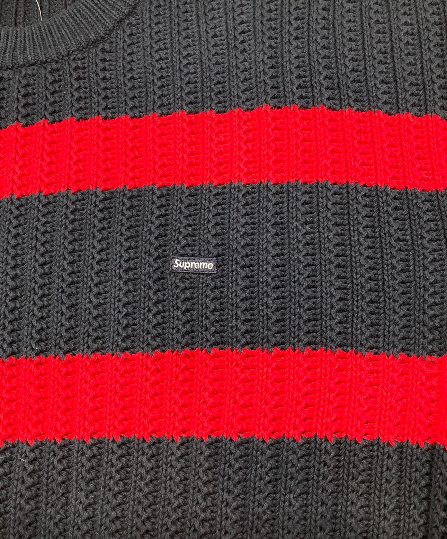 Pre-owned] SUPREME Loose Gauge Striped Small Box Sweater – Archive