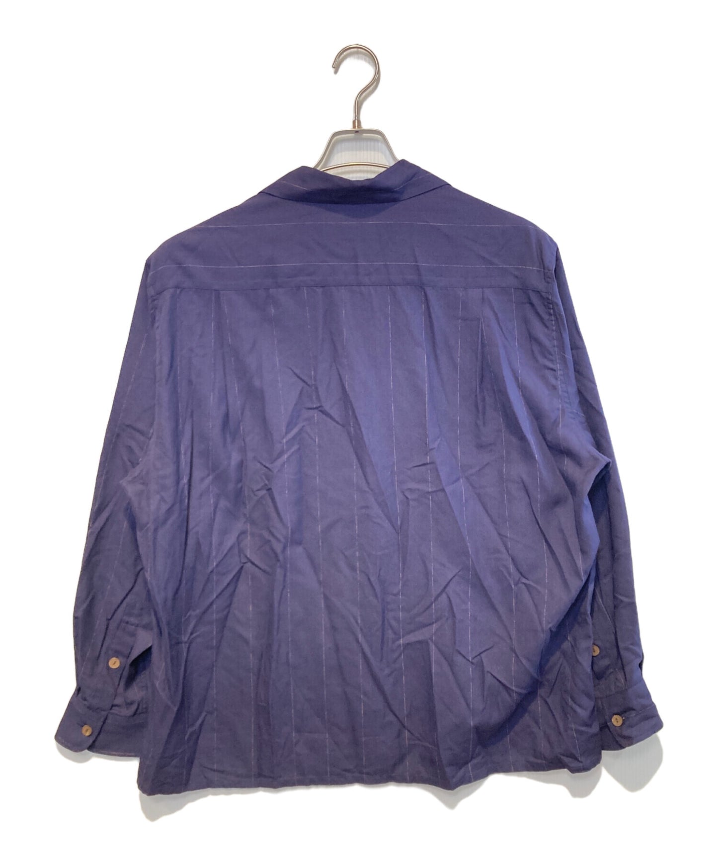 [Pre-owned] WACKO MARIA casual striped open collar shirt