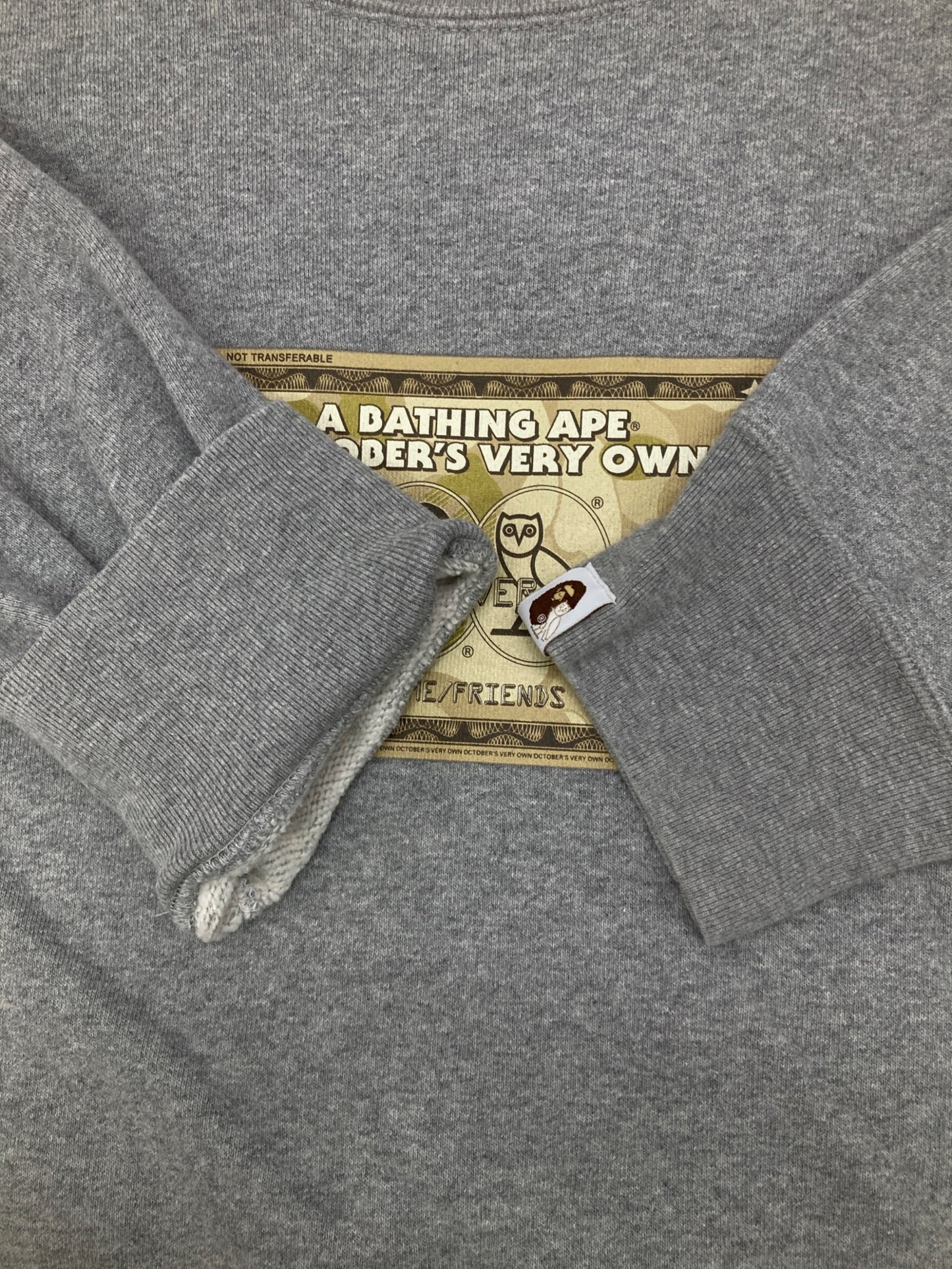 [Pre-owned] A BATHING APE OVO CARD CREWNECK (crew neck sweatshirt) 001SWH731902C