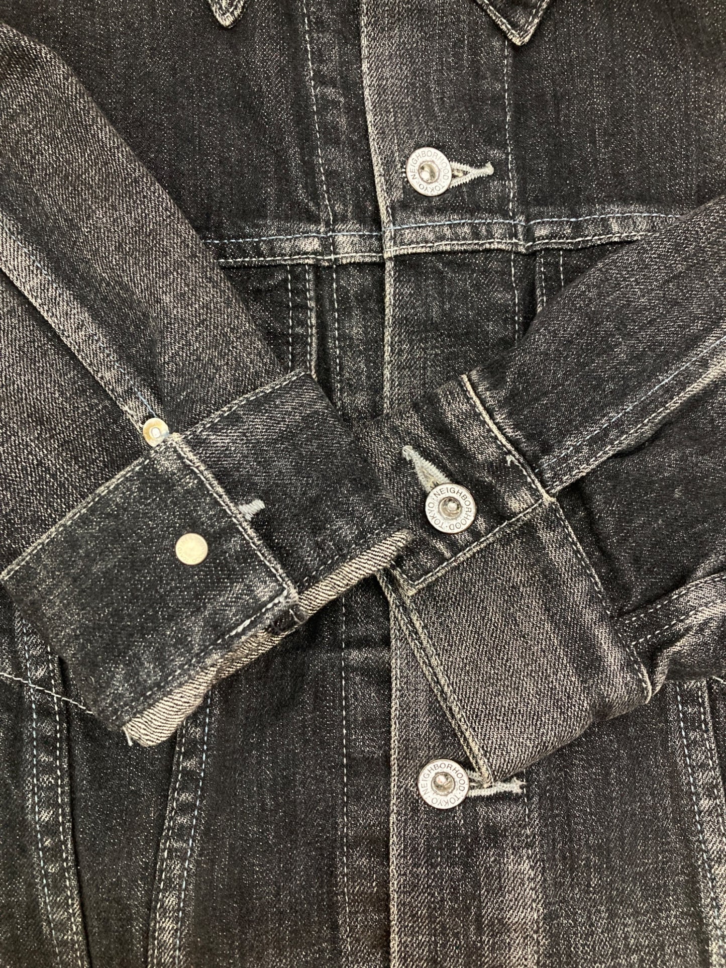 [Pre-owned] NEIGHBORHOOD WASHED DENIM TYPE-4 JACKET 231XBNH-JKM02