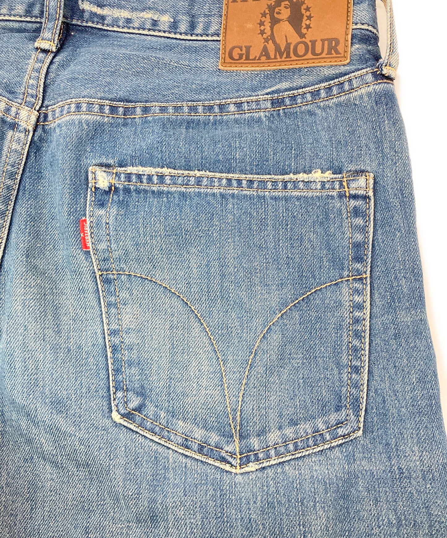 [Pre-owned] Hysteric Glamour Square Window Studded Denim Pants 02213AP14