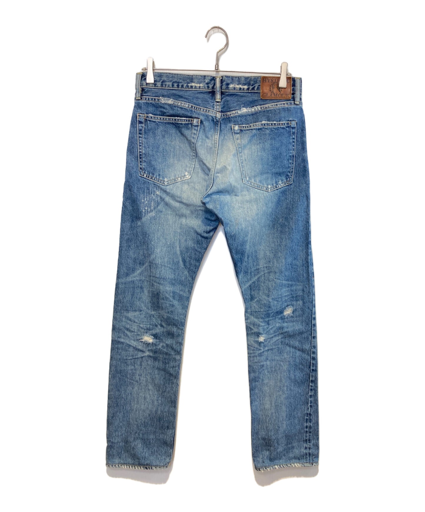 [Pre-owned] Hysteric Glamour Crash Repair Denim Pants 0242AP03