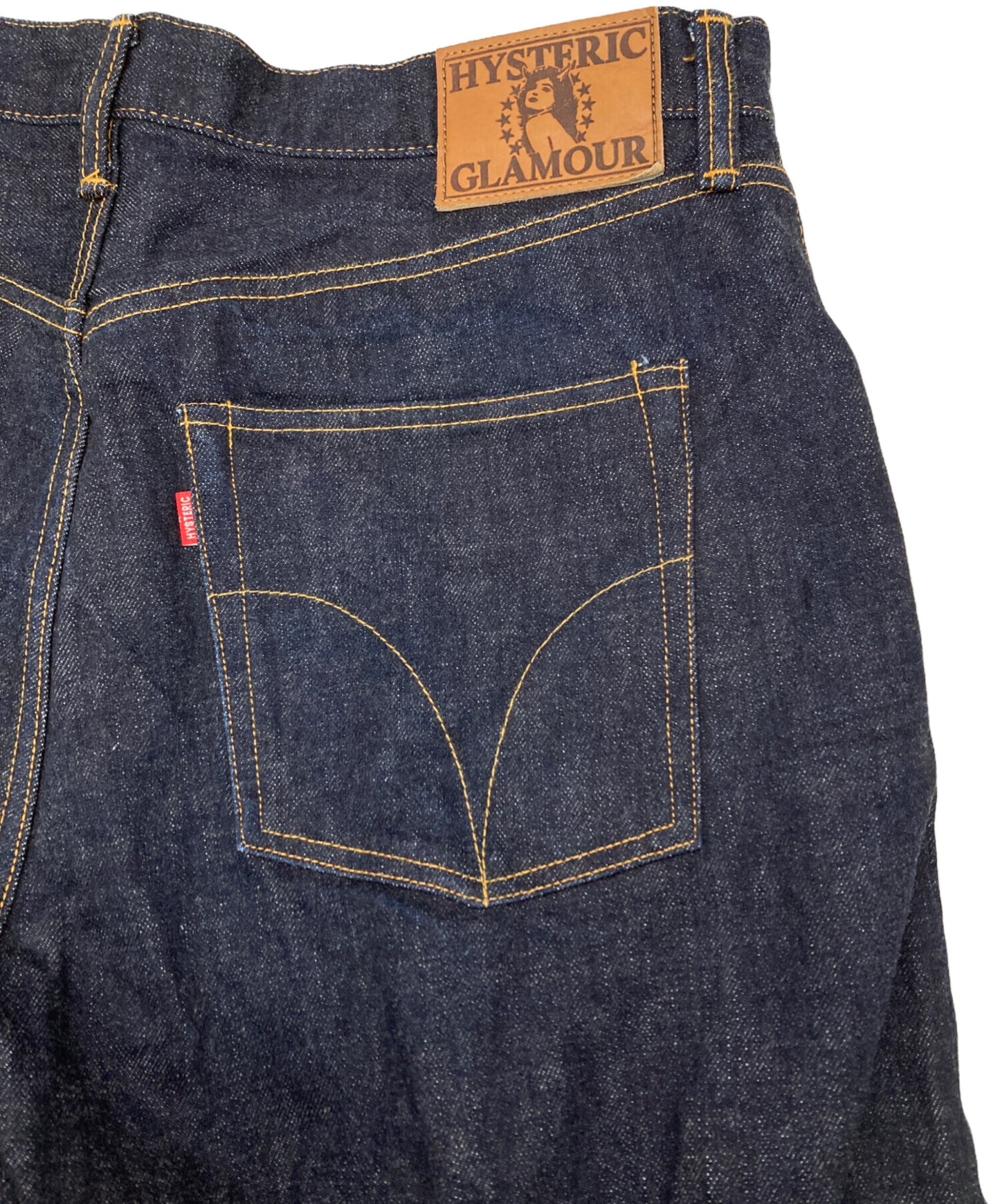 [Pre-owned] Hysteric Glamour Rigid denim straight baggy pants 02223AP01