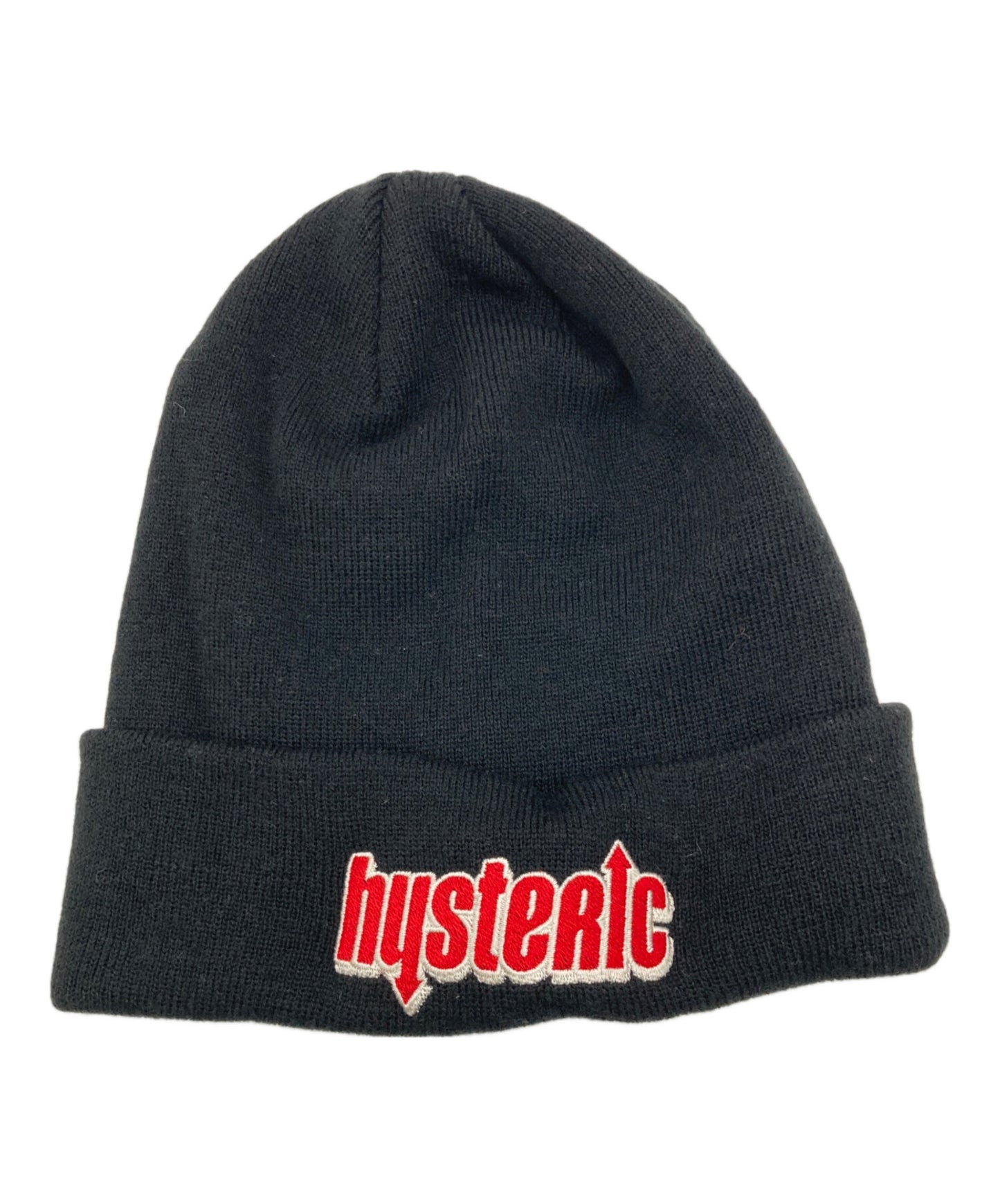 [Pre-owned] Hysteric Glamour TWO WAY LOGO embroidered watch cap 02213QH08