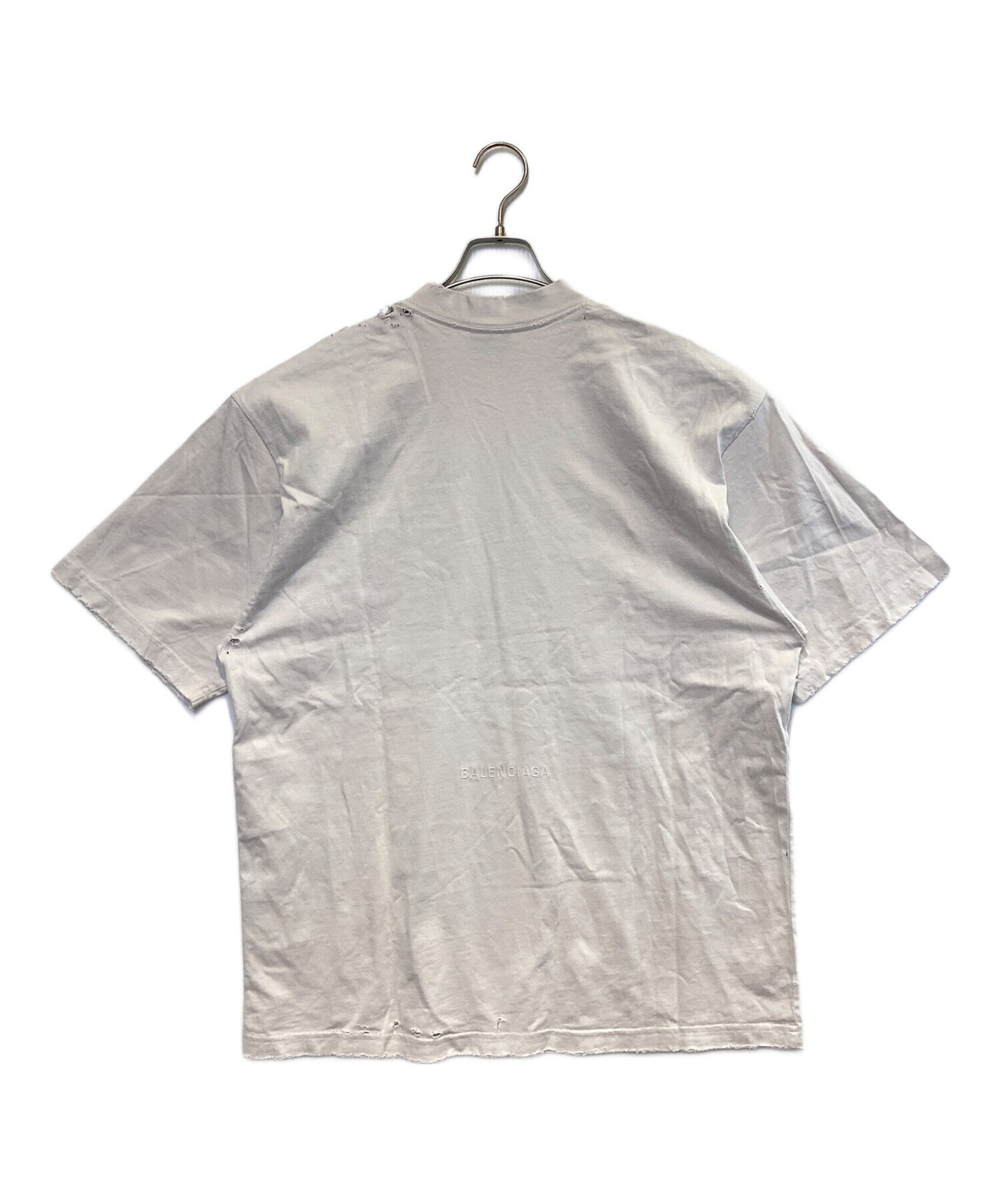 [Pre-owned] BALENCIAGA Paris Liberty Vintage-Style T-Shirt 764235 TQVR9