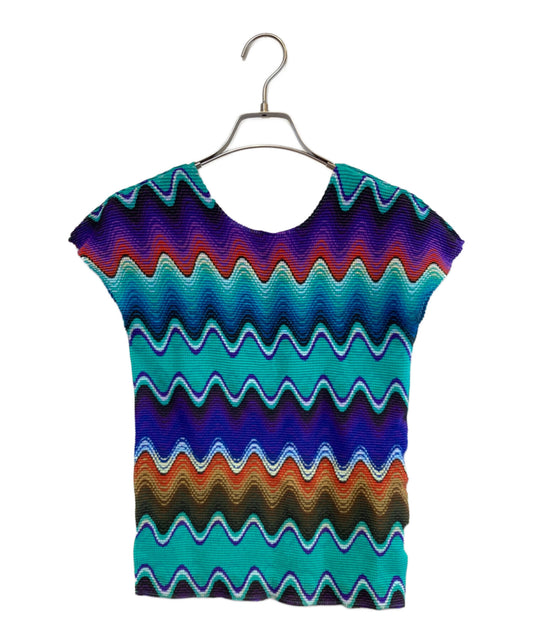 [Pre-owned] me ISSEY MIYAKE Sleeveless Pleated T-Shirt MI03FK267