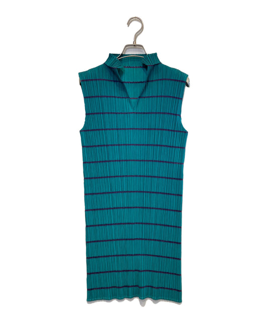 [Pre-owned] PLEATS PLEASE Sleeveless Pleated Dress PP31-JT780