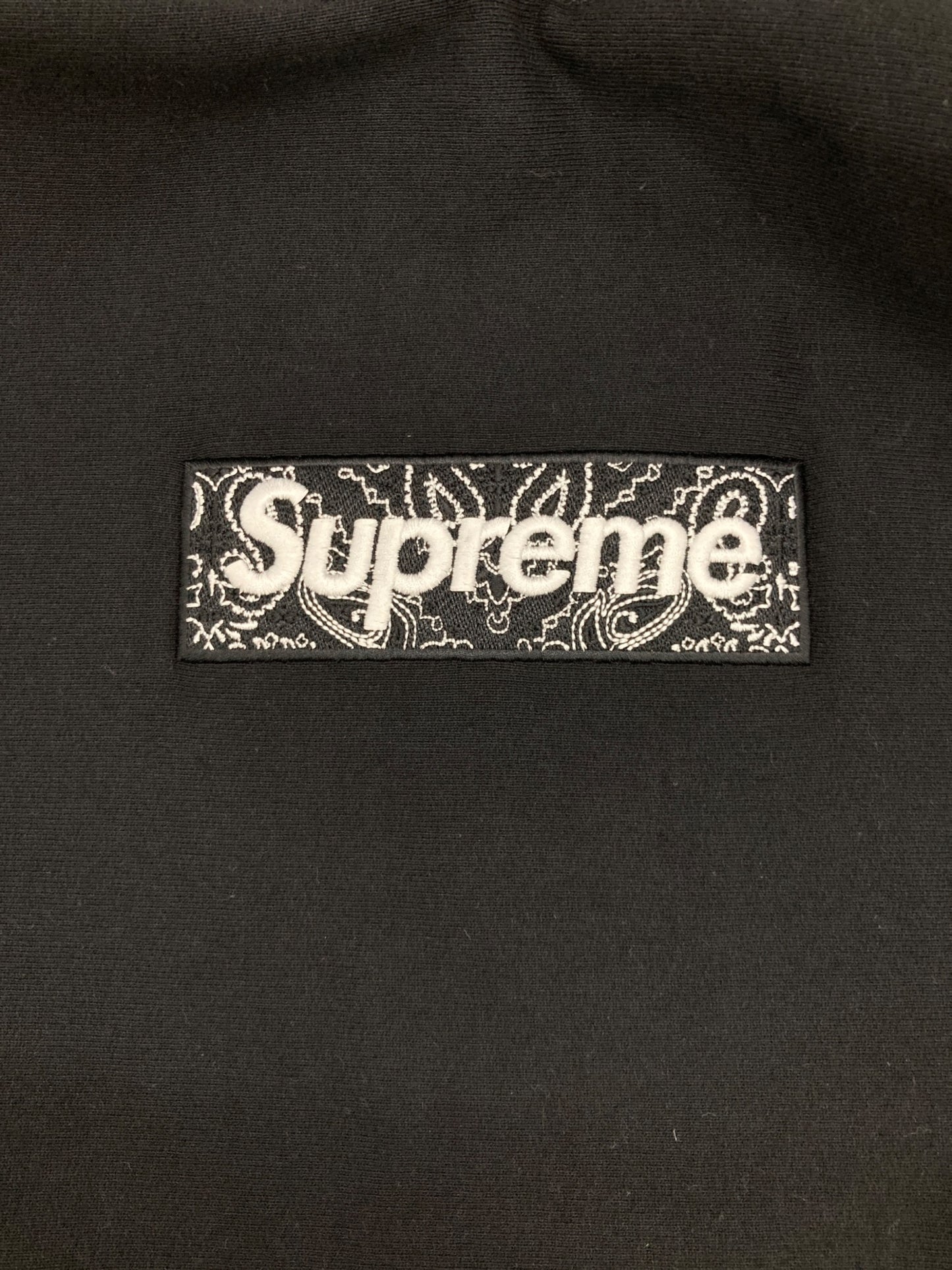 [Pre-owned] SUPREME Bandana Box Logo Hooded Sweatshirt