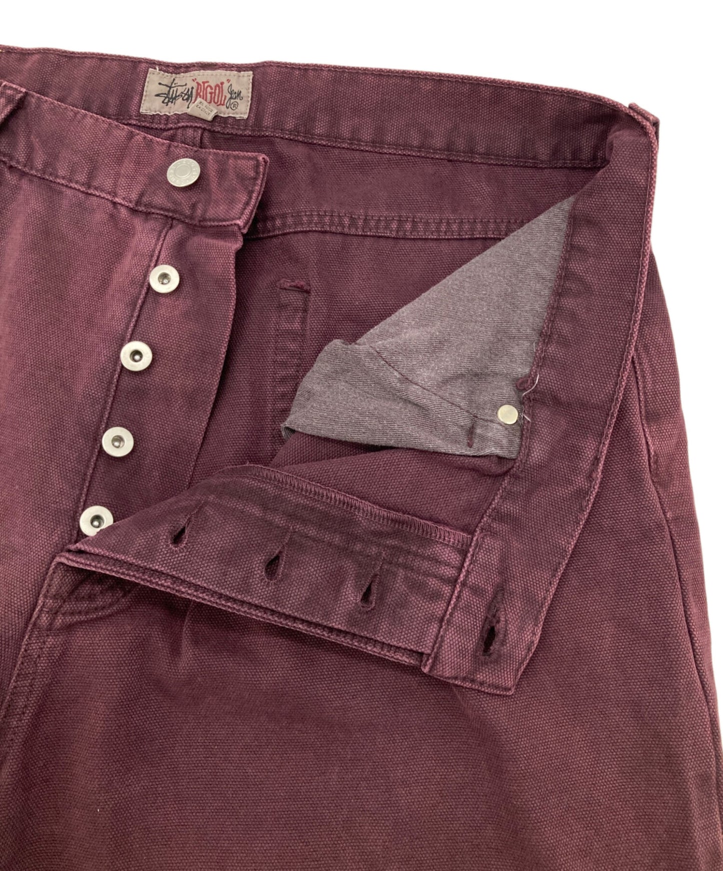 [Pre-owned] stussy Washed Canvas BIGOL Jeans 116568