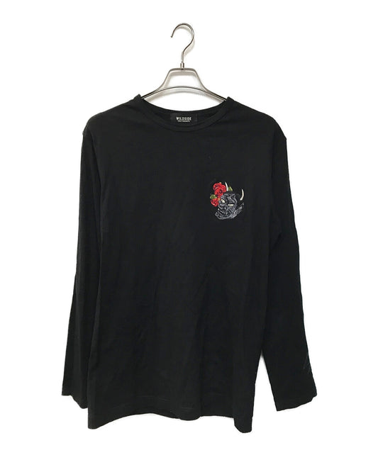 [Pre-owned] WILDSIDE YOHJI YAMAMOTO Hannya Long Sleeve T-shirt WJ-T35-013