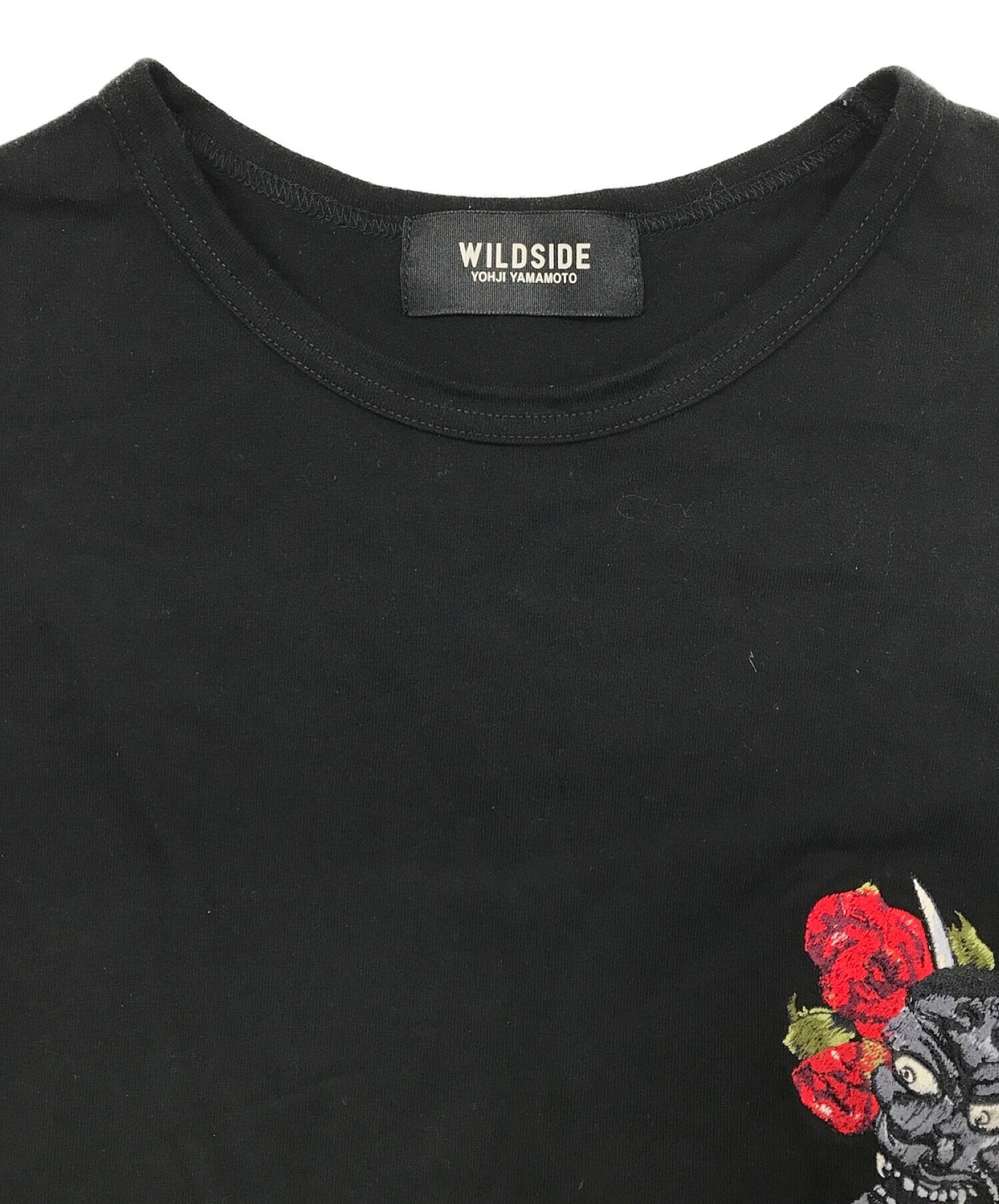 [Pre-owned] WILDSIDE YOHJI YAMAMOTO Hannya Long Sleeve T-shirt WJ-T35-013