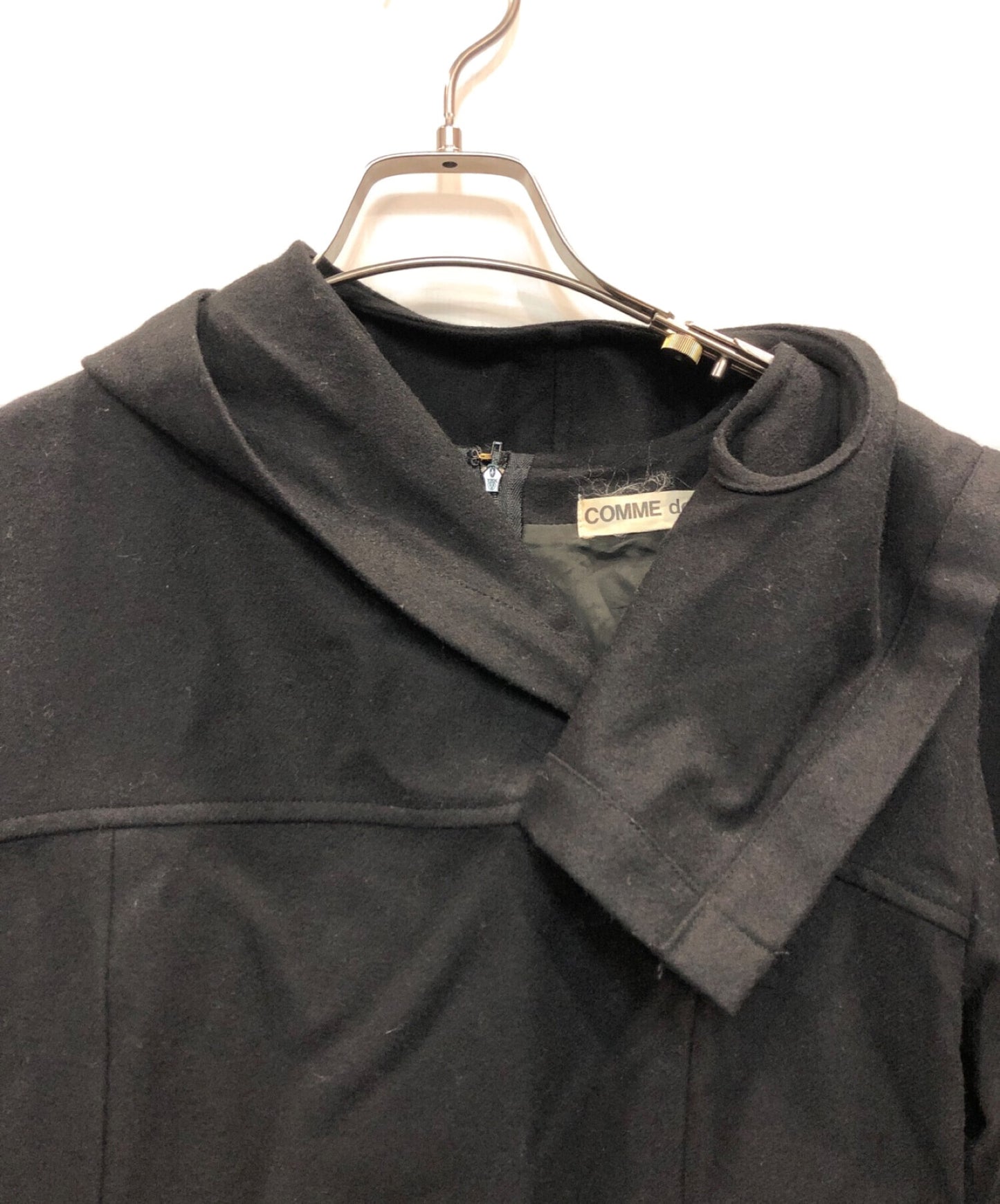 [Pre-owned] COMME des GARCONS Hooded Wool Dress GO-05001M