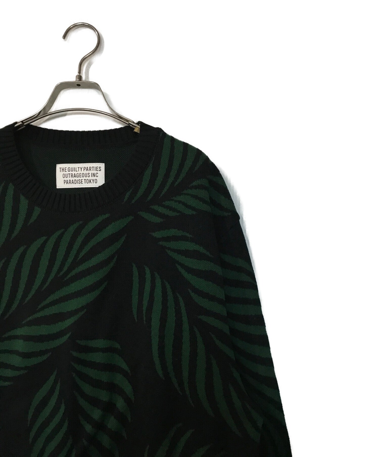 Pre-owned] WACKO MARIA 23SS LEAF JACQUARD SWEATER – Archive Factory