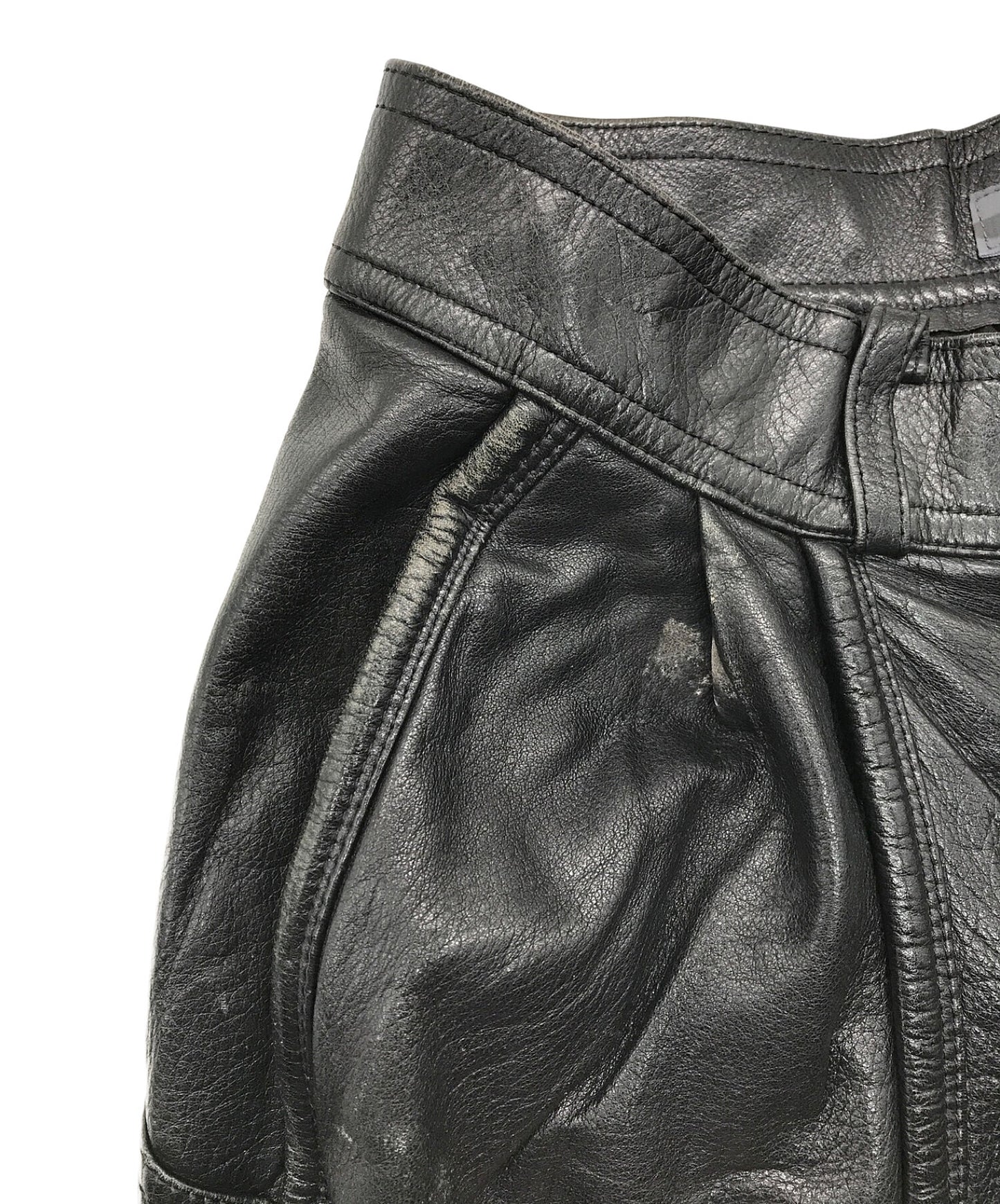 [Pre-owned] ISSEY MIYAKE MEN Archival Leather Pants LQ43037