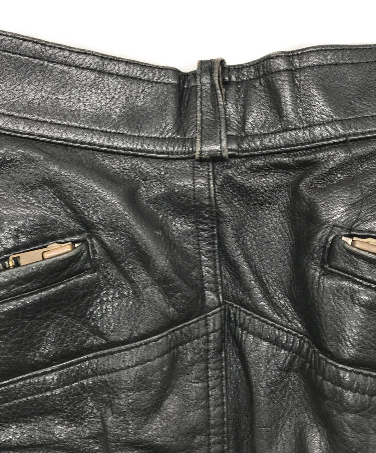 [Pre-owned] ISSEY MIYAKE MEN Archival Leather Pants LQ43037