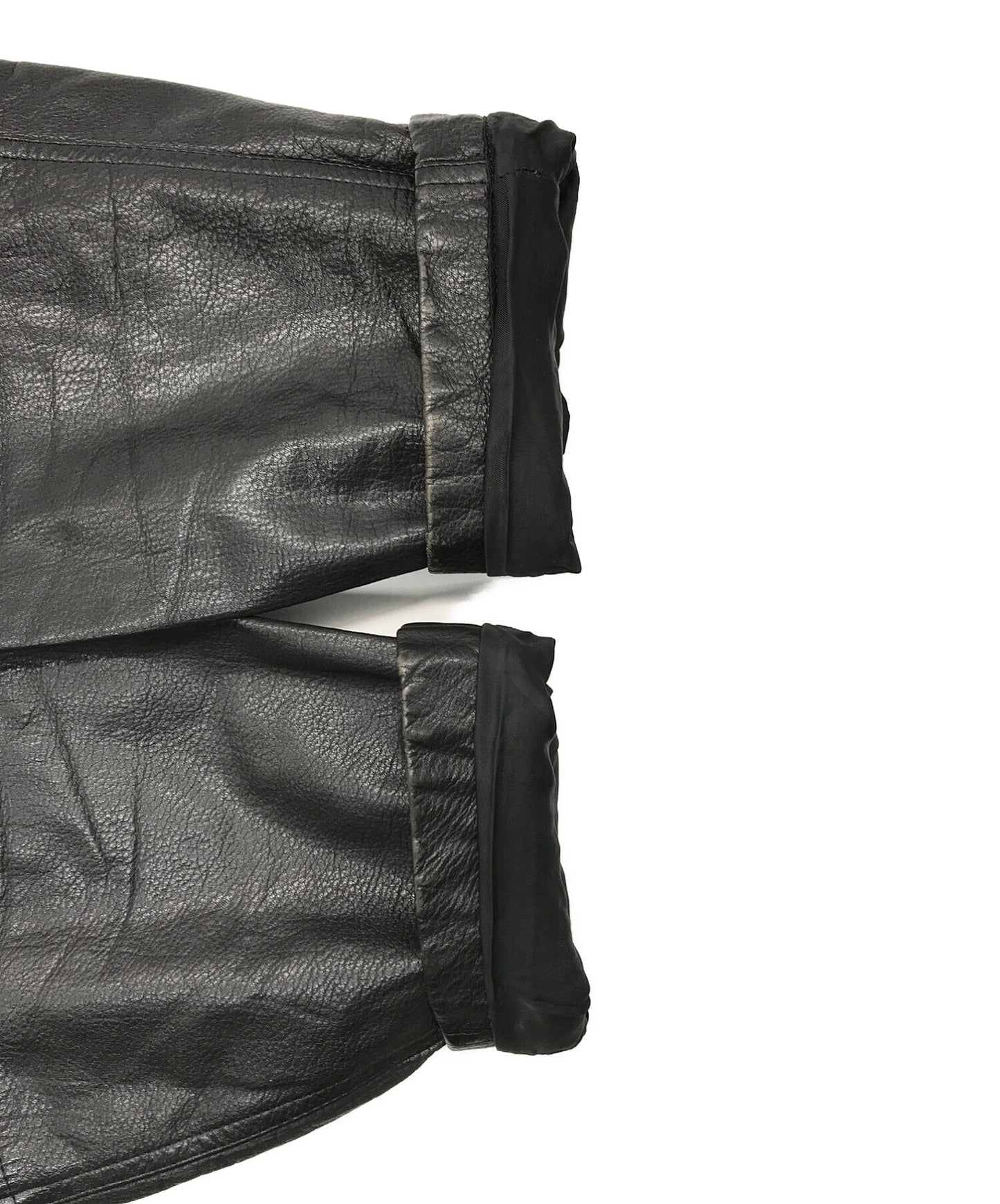 [Pre-owned] ISSEY MIYAKE MEN Archival Leather Pants LQ43037