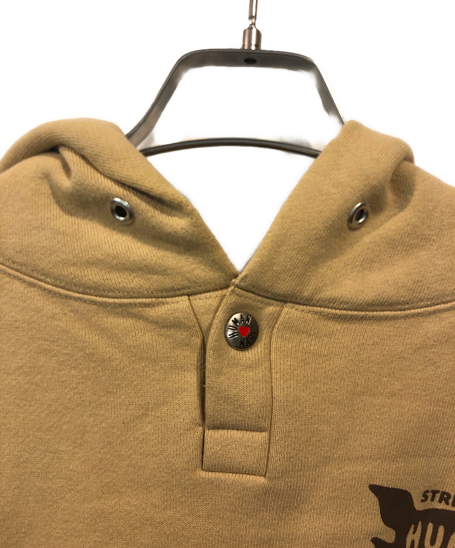 [Pre-owned] HUMAN MADE SNAP COLLAR HOODED SWEATSHIRT