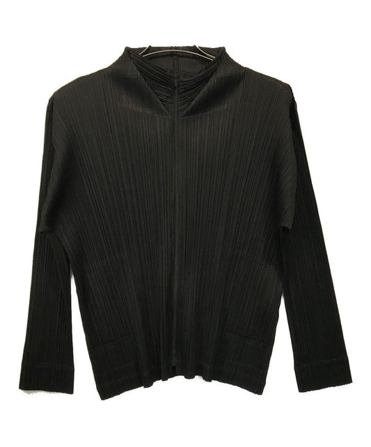 [Pre-owned] PLEATS PLEASE zip-up blouse PP23JC113