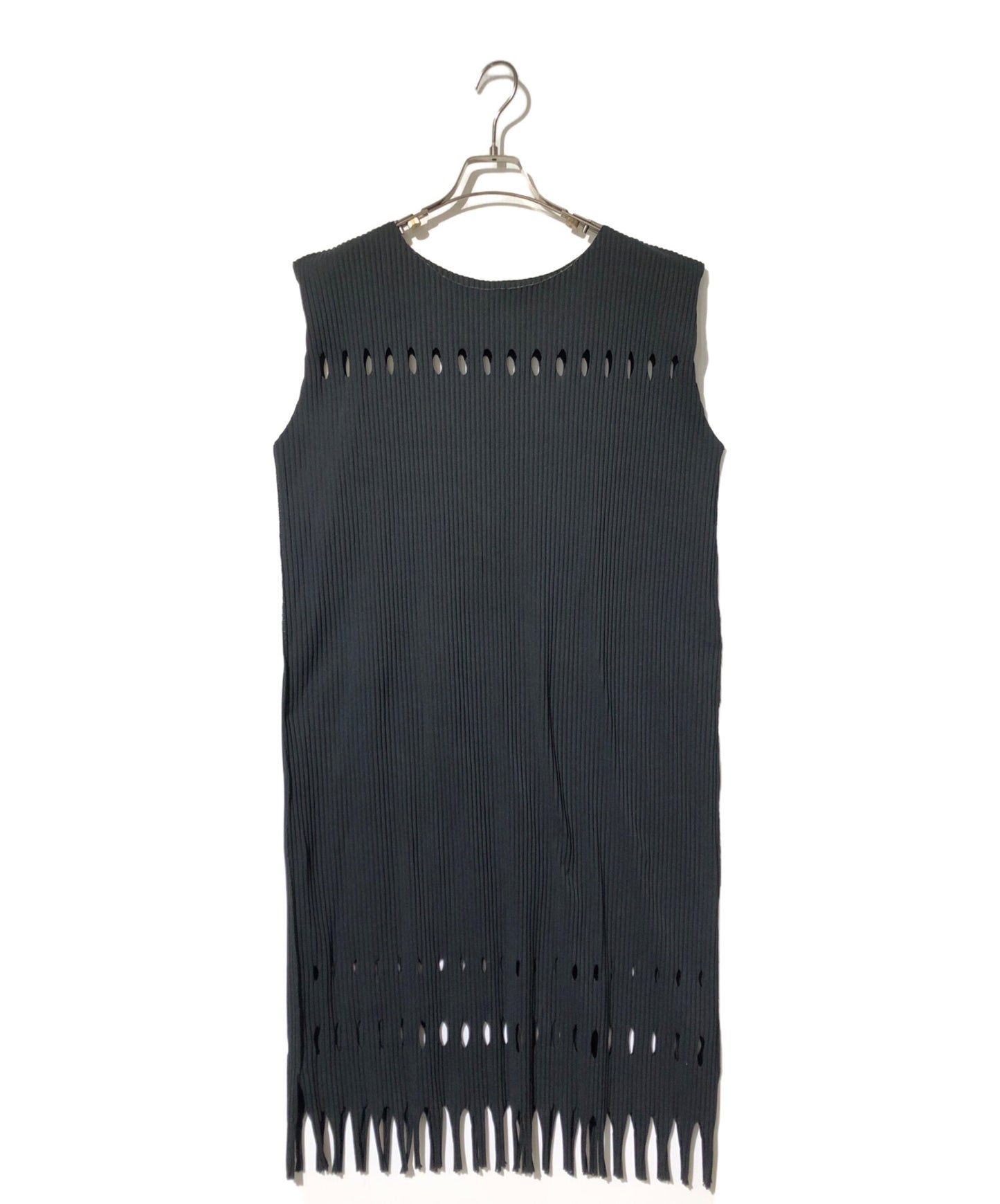 [Pre-owned] ISSEY MIYAKE me Pleated Fringe Dress MI04KH517