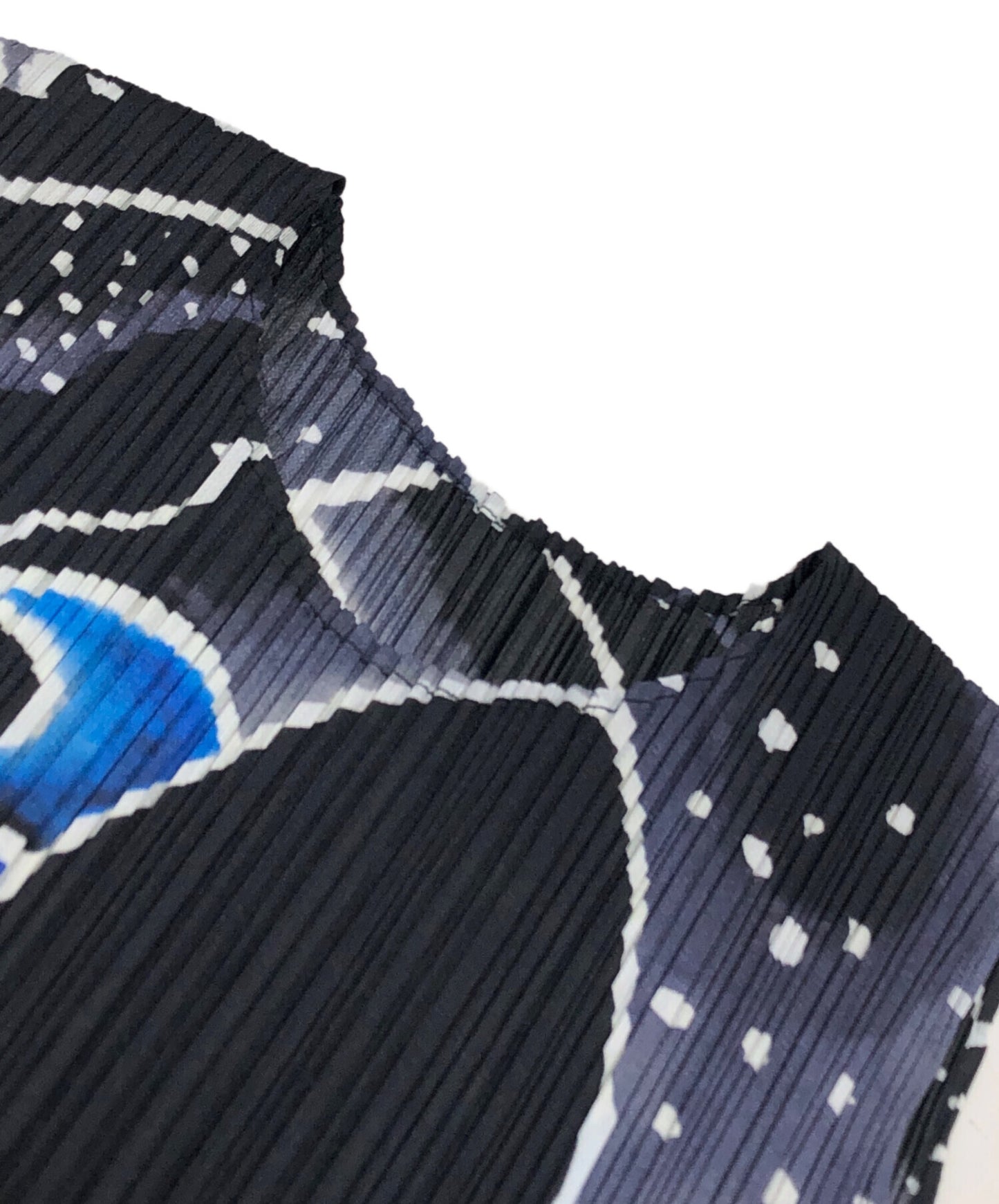 [Pre-owned] PLEATS PLEASE Nebuta Festival Sleeveless Pleated Dress PP91-JH655