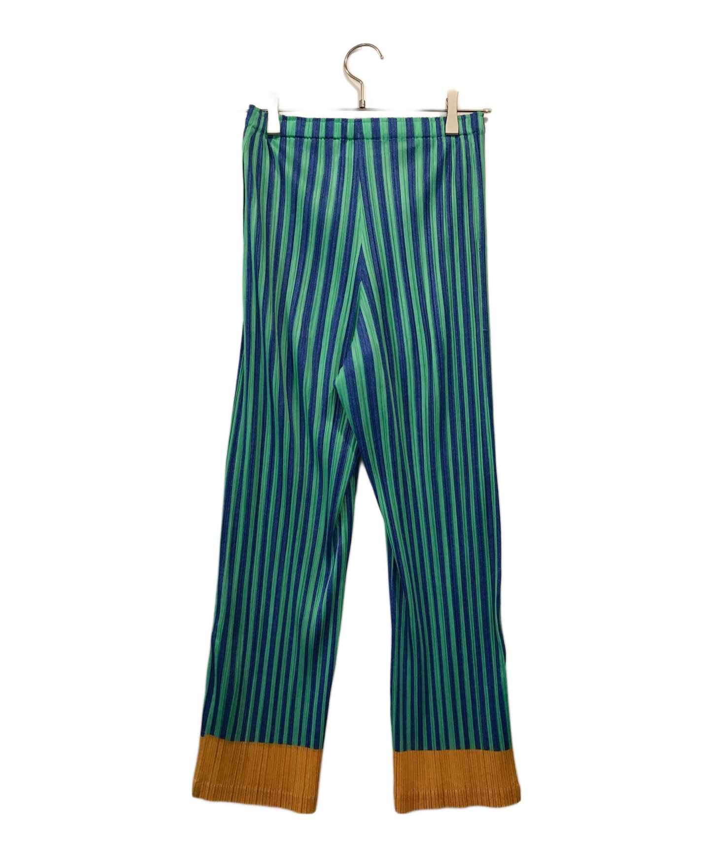 [Pre-owned] PLEATS PLEASE striped pleated pants PP23JF693