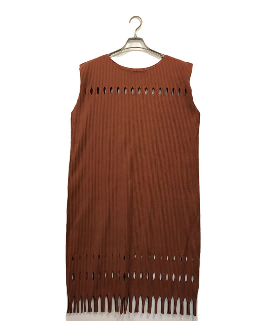 [Pre-owned] me ISSEY MIYAKE Pleated Fringe Dress MI04KH517