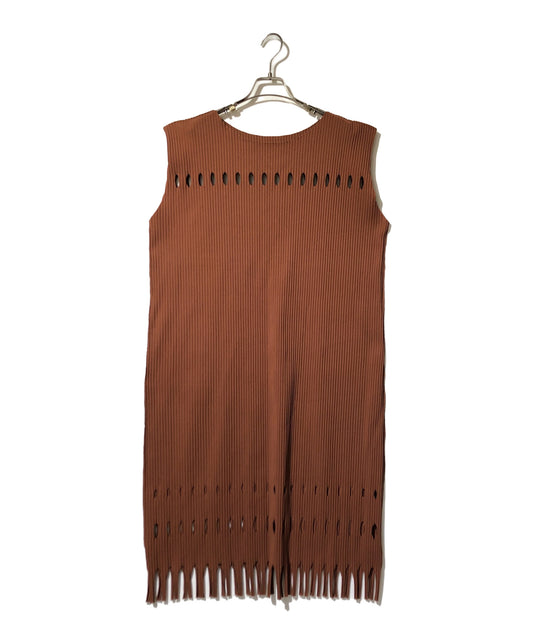[Pre-owned] me ISSEY MIYAKE Pleated Fringe Dress MI04KH517