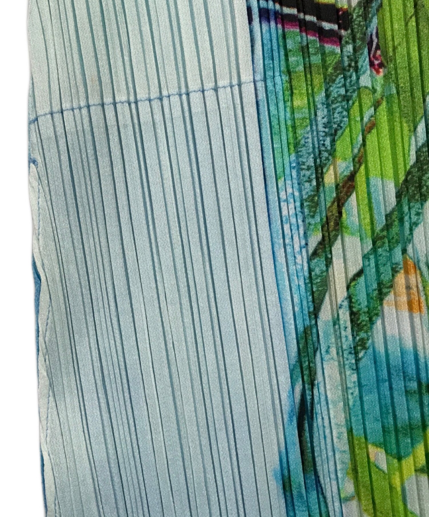 Pre-owned] PLEATS PLEASE TROPICAL WINTER Pleated Dress PP33JH674