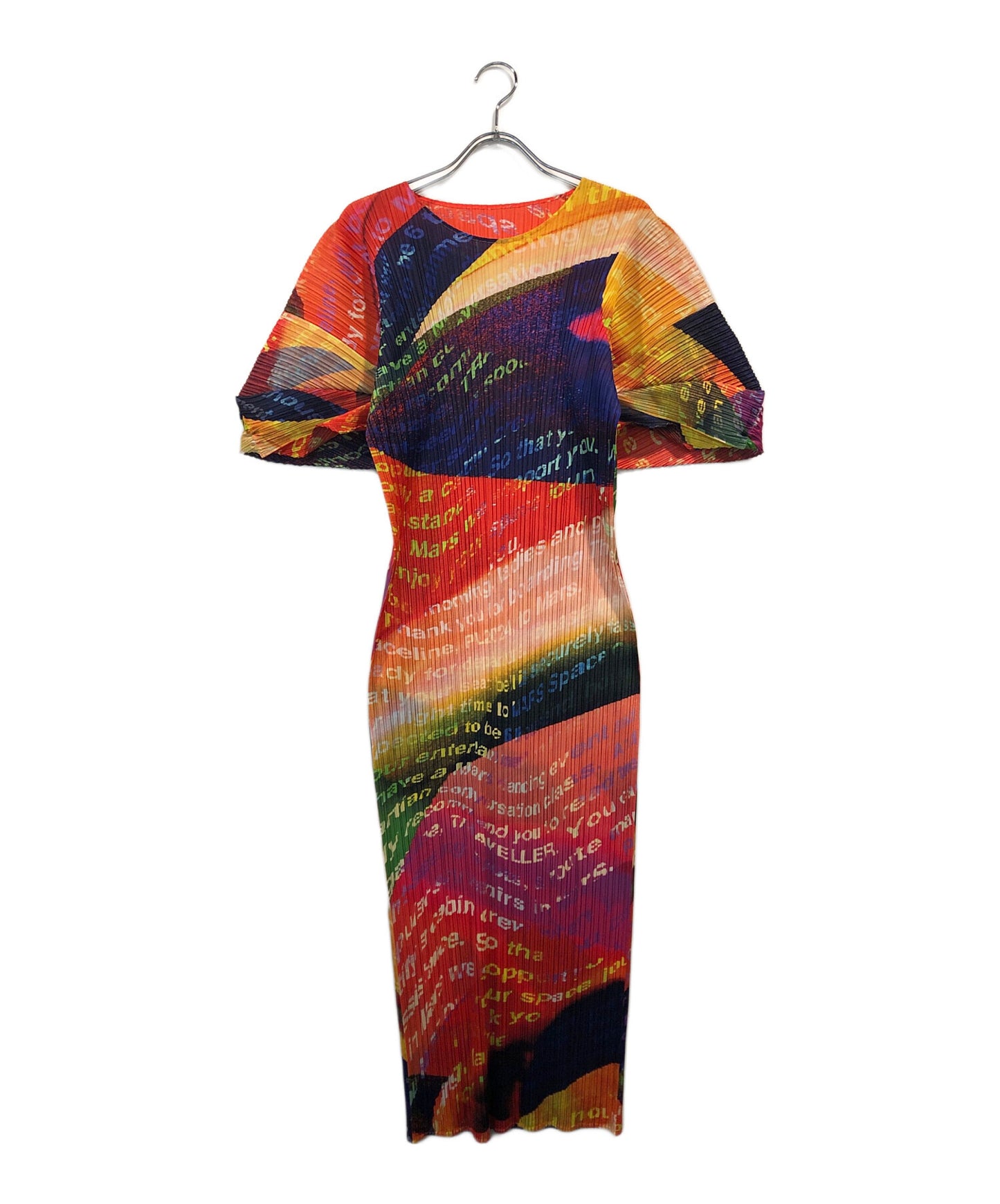 [Pre-owned] PLEATS PLEASE VOYAGERDRESS PP43JH675