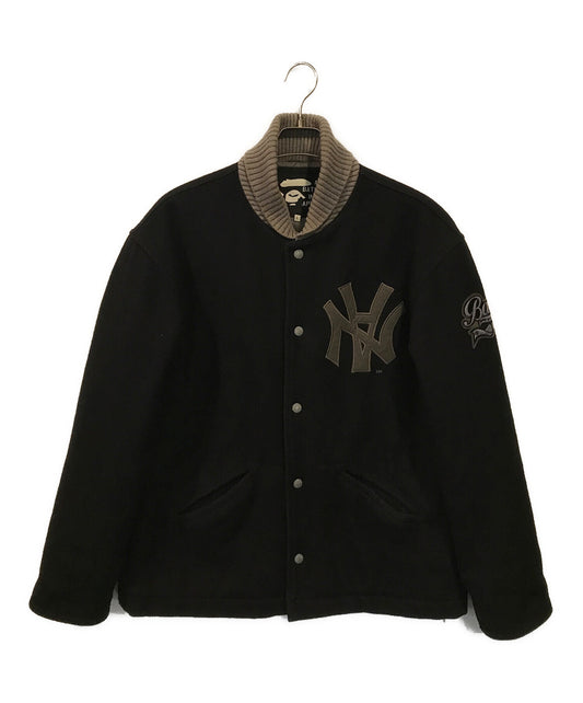 [Pre-owned] A BATHING APE Old Wool Varsity Jacket