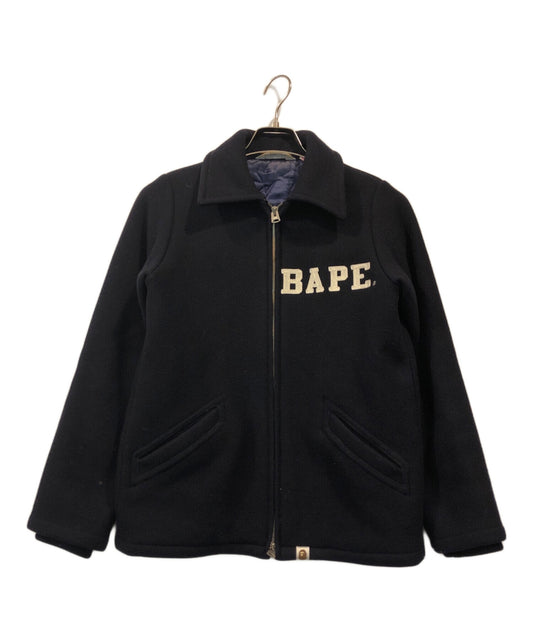 [Pre-owned] A BATHING APE BAPE badge wool swing top