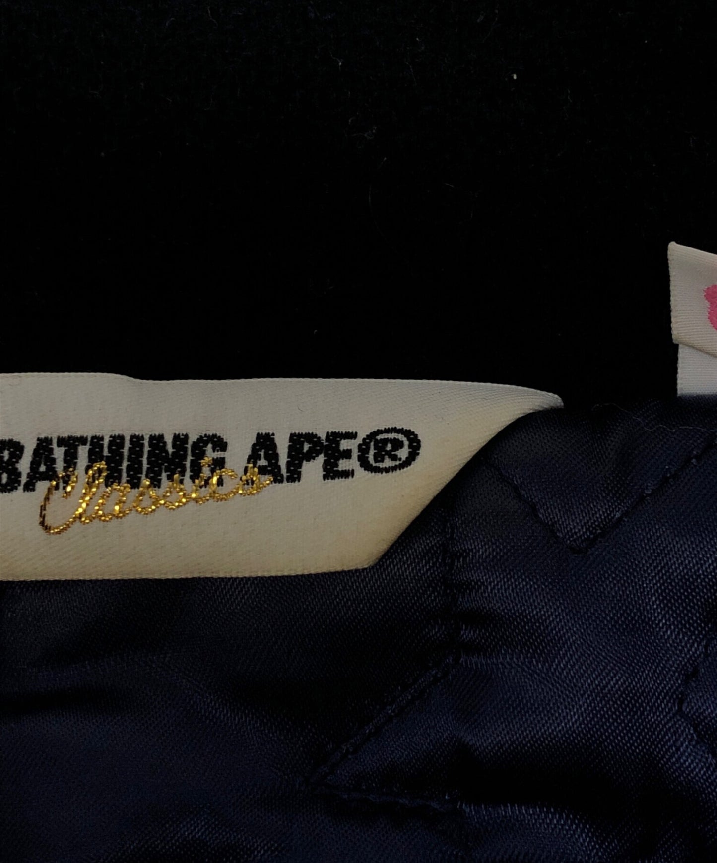 [Pre-owned] A BATHING APE BAPE badge wool swing top