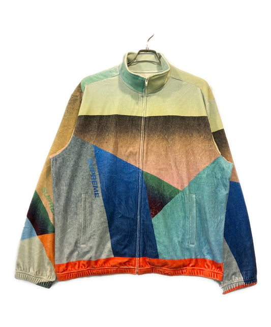 [Pre-owned] SUPREME Geo Velour Track Jacket