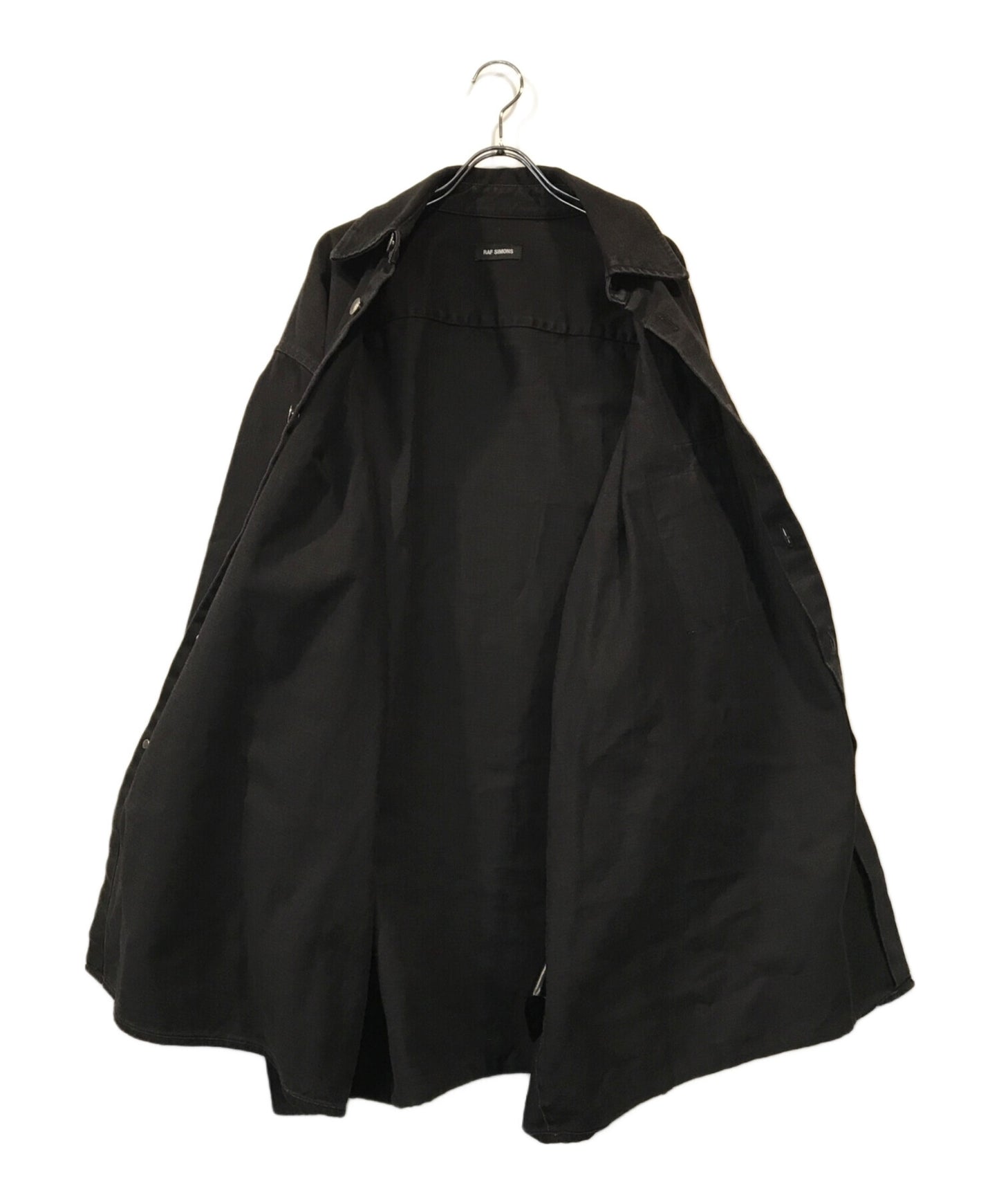 [Pre-owned] RAF SIMONS BIG FIT DENIM SHIRT with TWO PATCHES 191-248