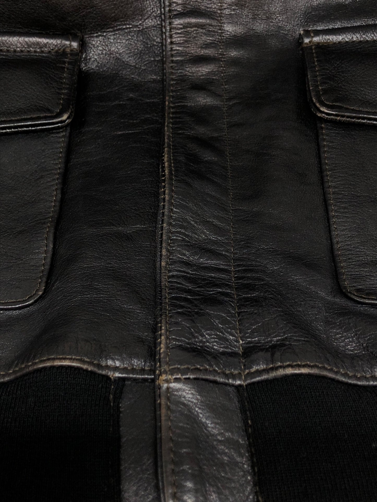 [Pre-owned] WACKO MARIA Leather A-2 Jacket 14AW-LEA-09