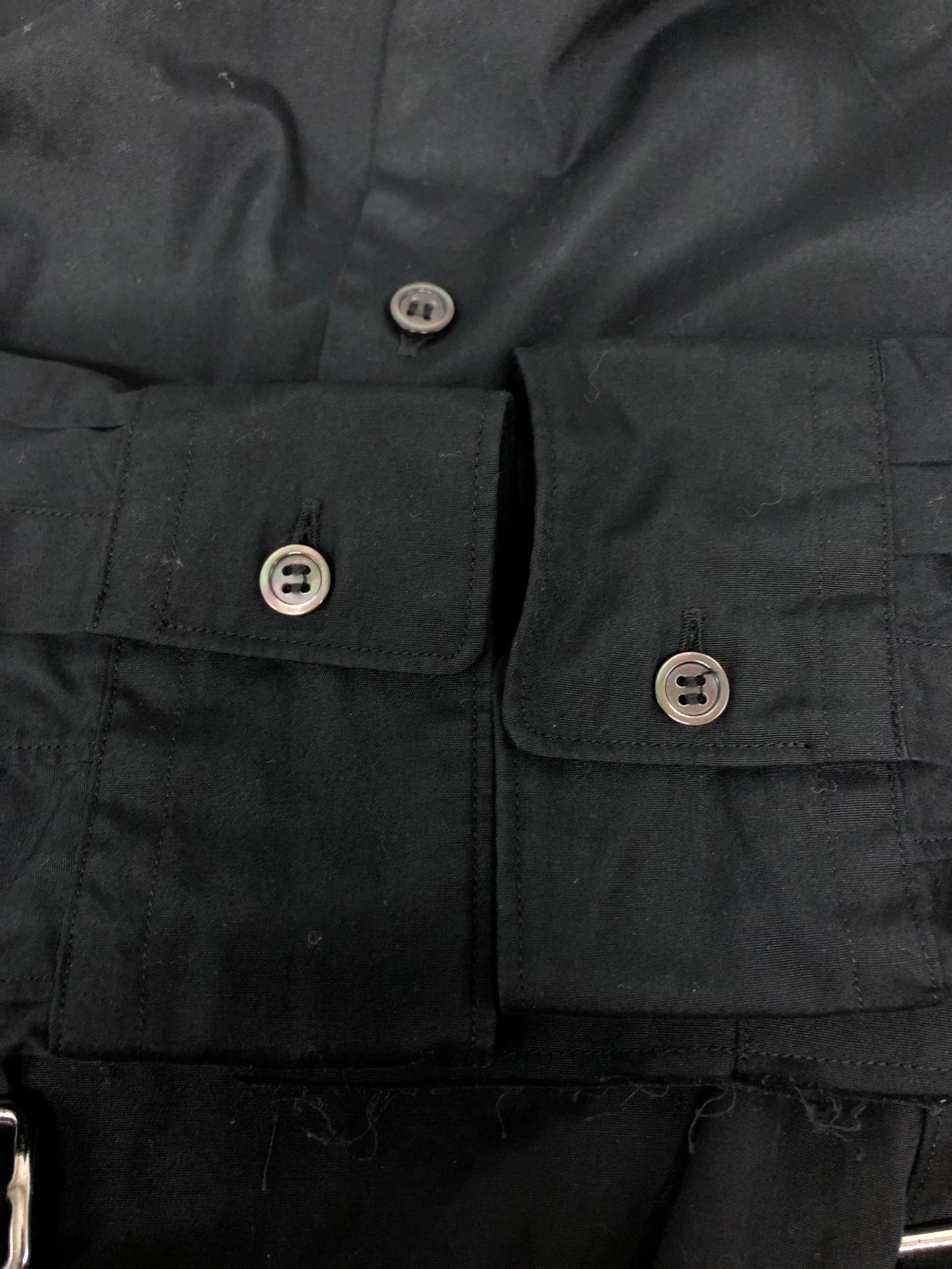 [Pre-owned] BLACK COMME des GARCONS Belt design shirt 1G-B003