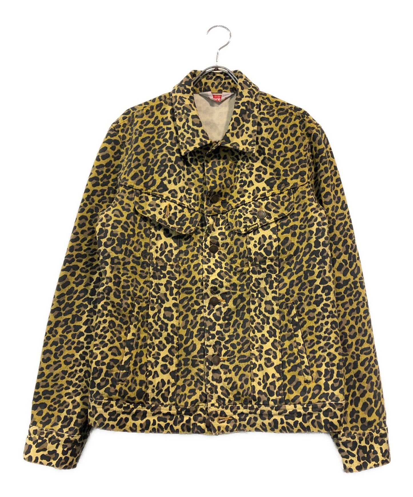 [Pre-owned] SUPREME 15SS Leopard Denim Jacket