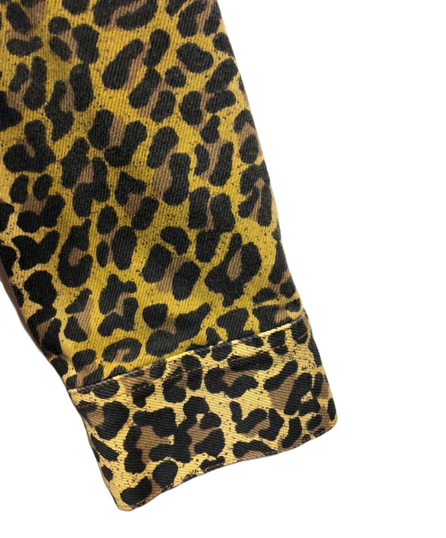 [Pre-owned] SUPREME 15SS Leopard Denim Jacket