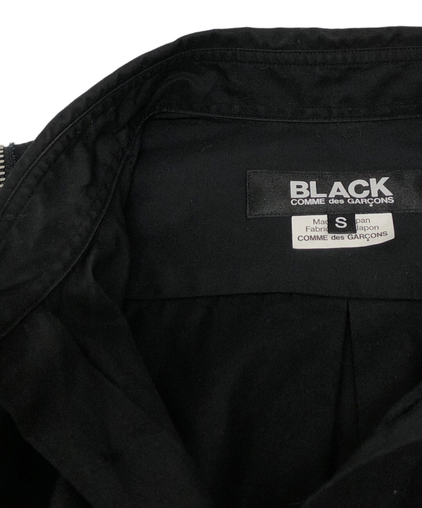 [Pre-owned] BLACK COMME des GARCONS Zip-Off Panel Shirt 1N-B004