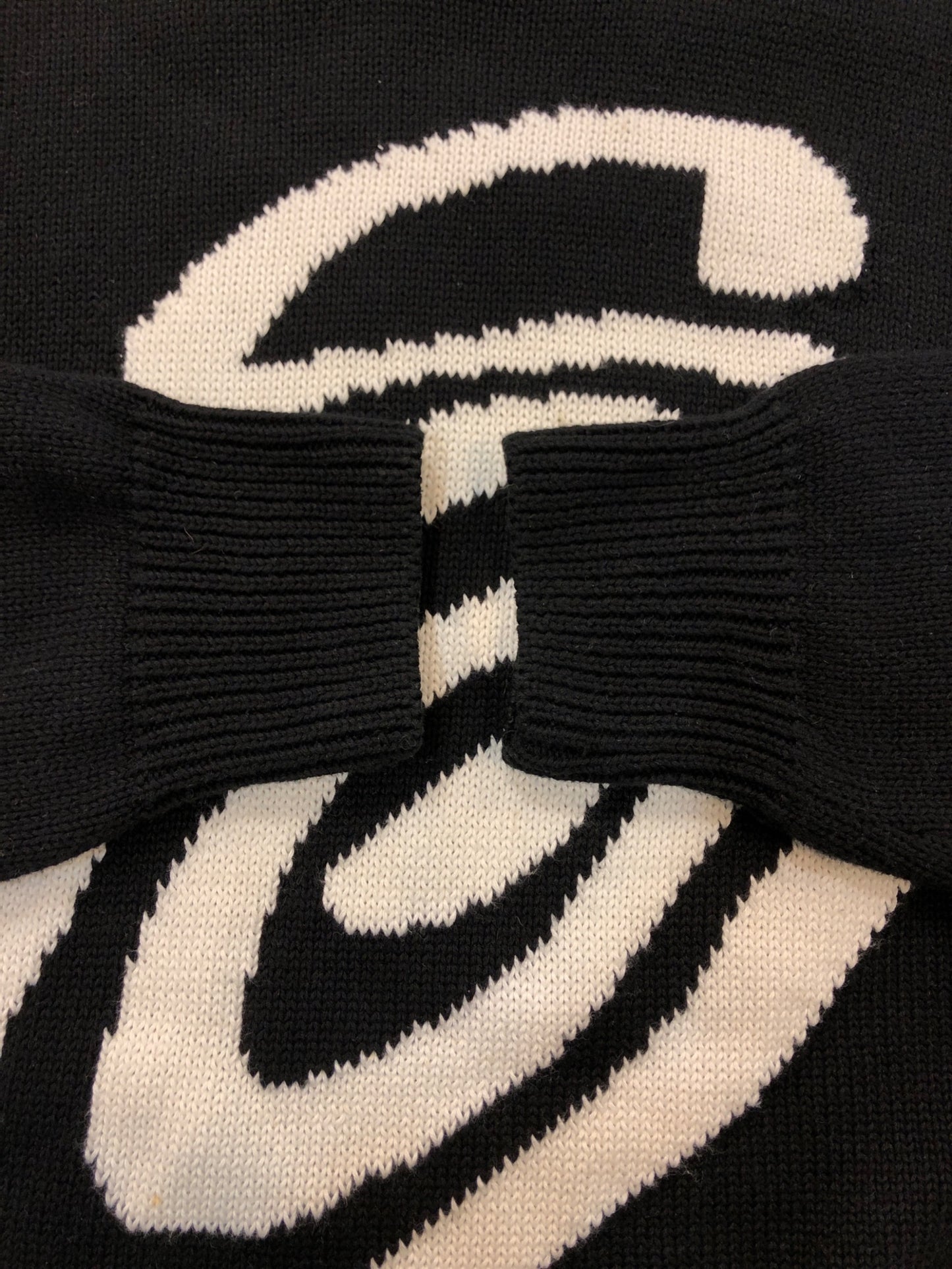 [Pre-owned] stussy Curly S Sweate/Curly S Logo Sweatshirt 103MT-1821