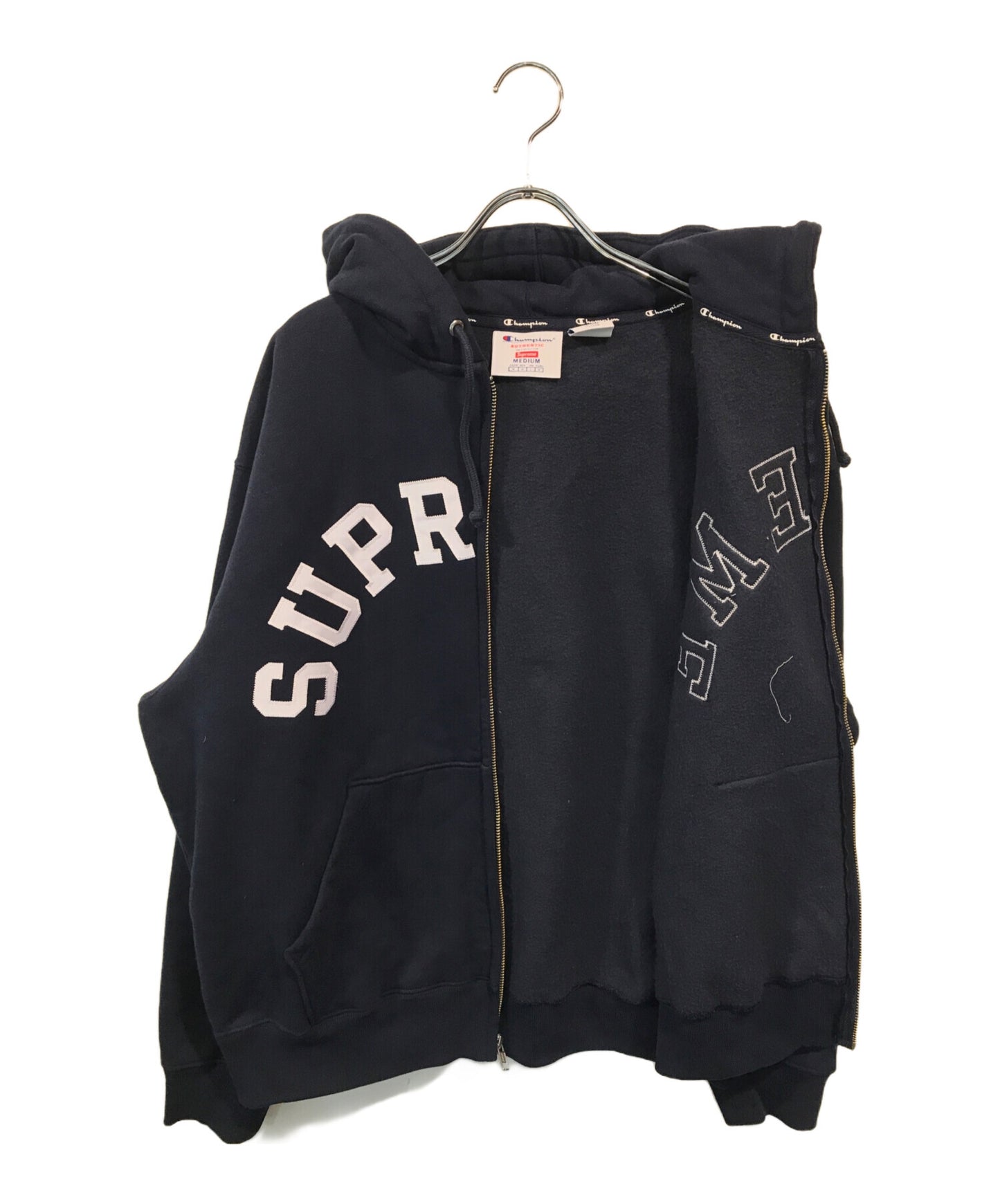 [Pre-owned] SUPREME Arch Logo Zip Hoodie