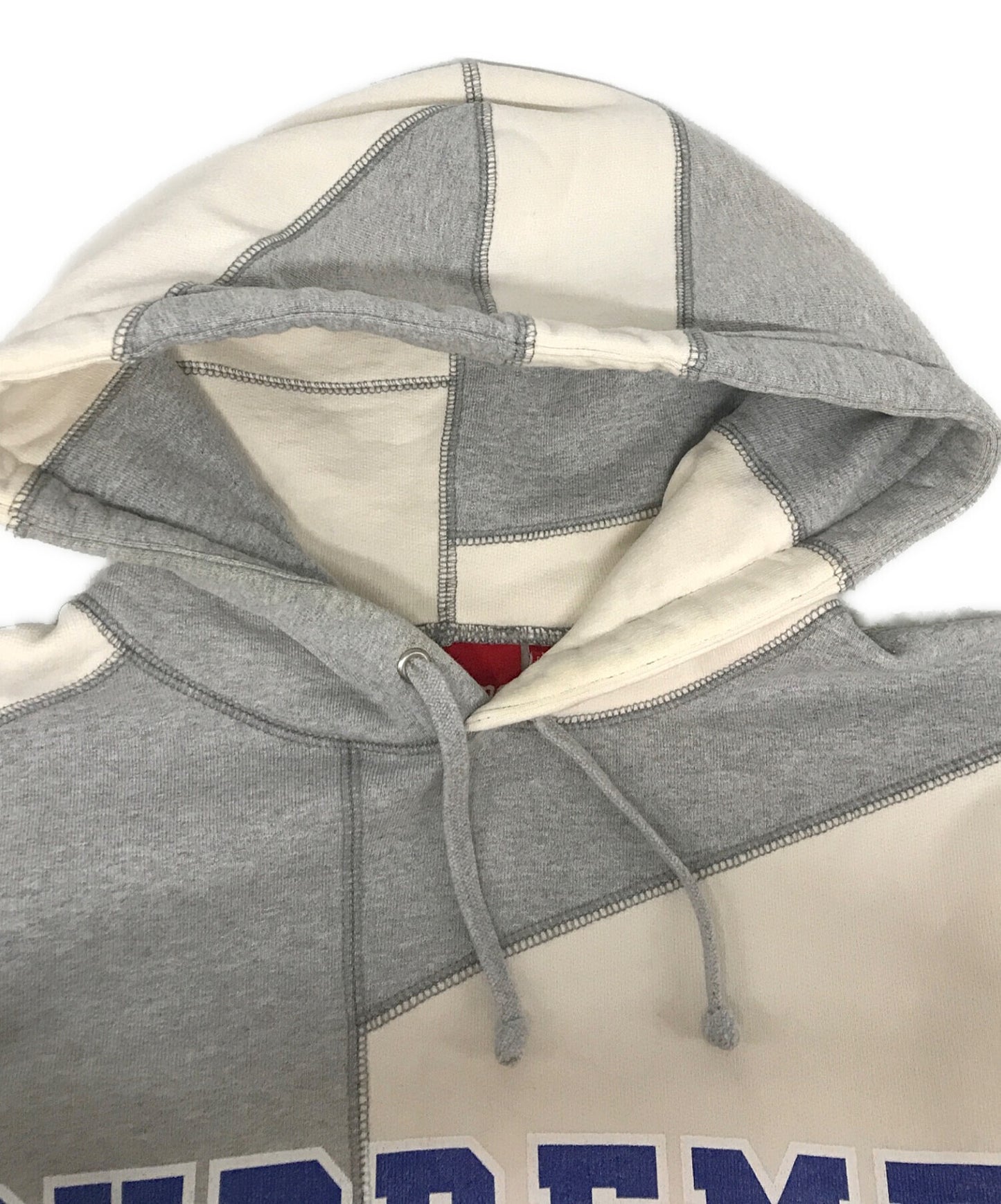 [Pre-owned] SUPREME Patchwork Hooded Sweatshirt