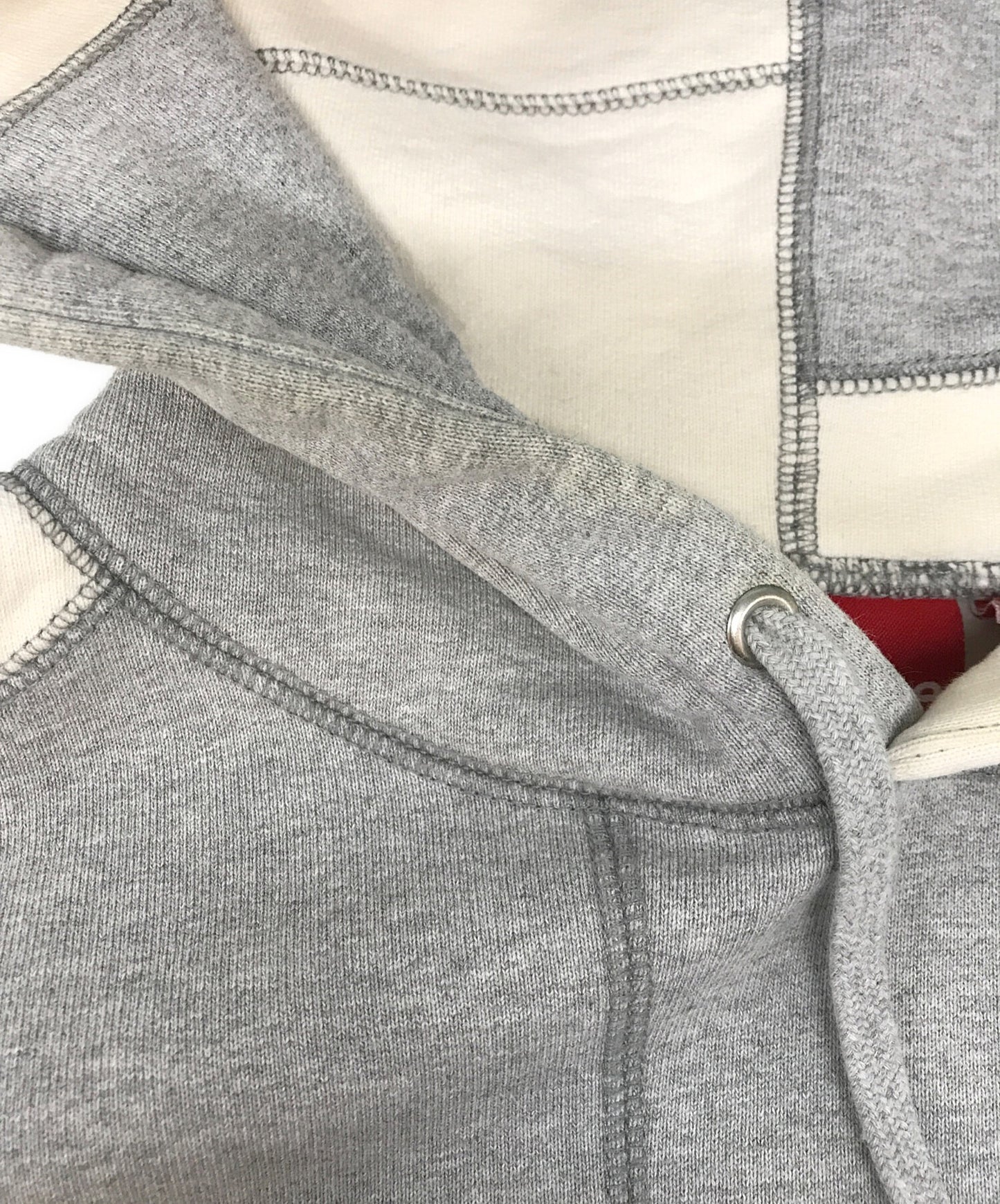 [Pre-owned] SUPREME Patchwork Hooded Sweatshirt