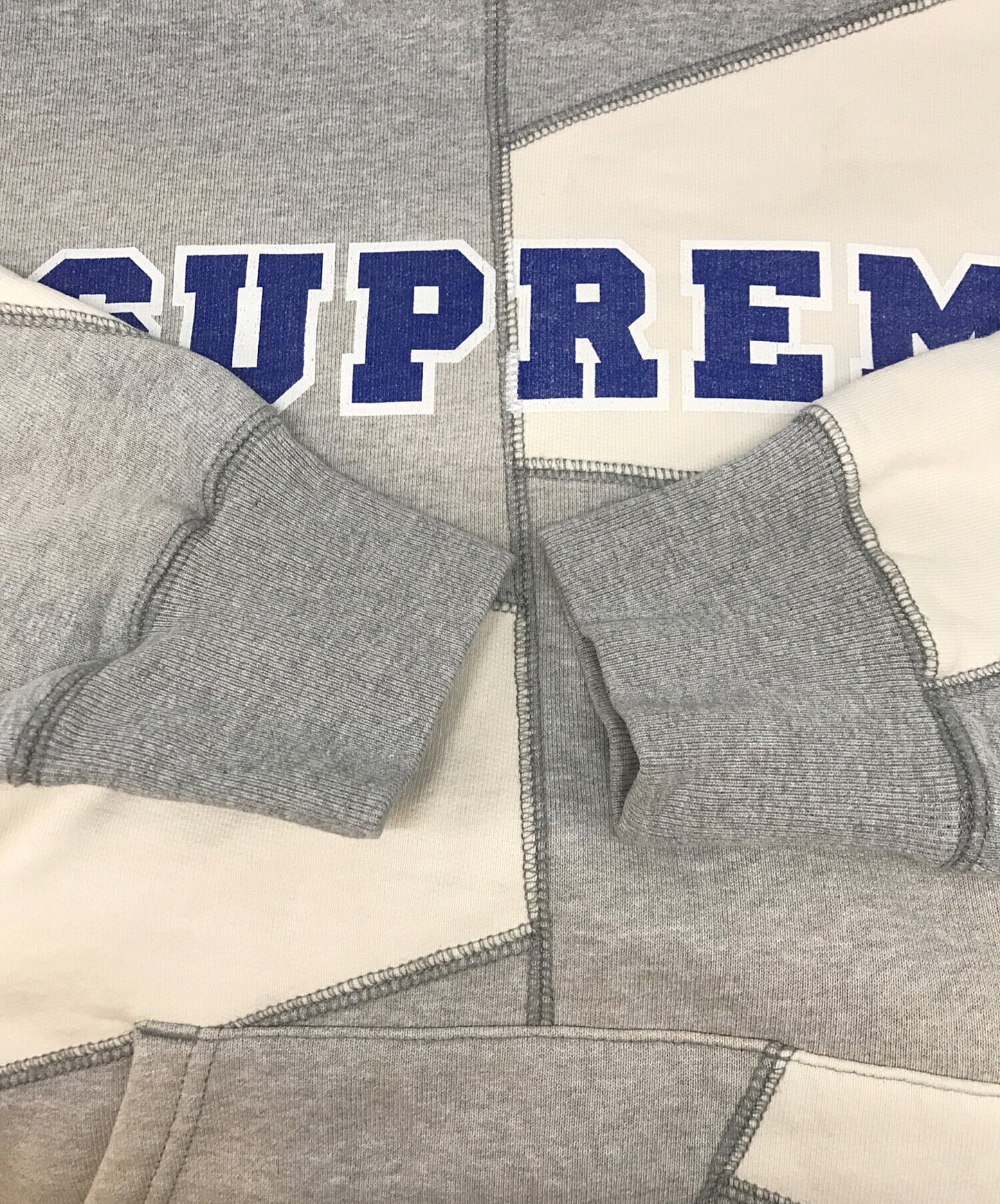 [Pre-owned] SUPREME Patchwork Hooded Sweatshirt