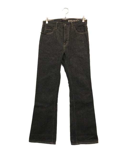 [Pre-owned] Hysteric Glamour Studded denim flared pants 02213AP22