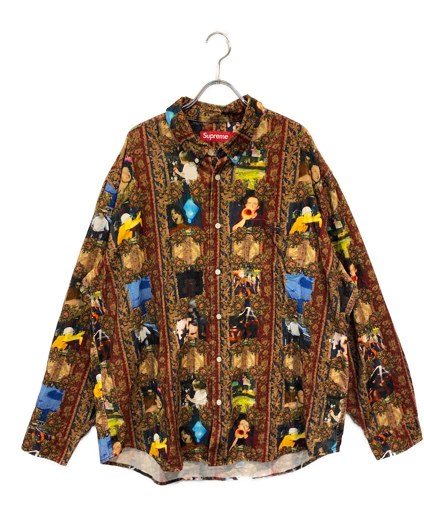 [Pre-owned] SUPREME Hardcore Printed Corduroy Shirt